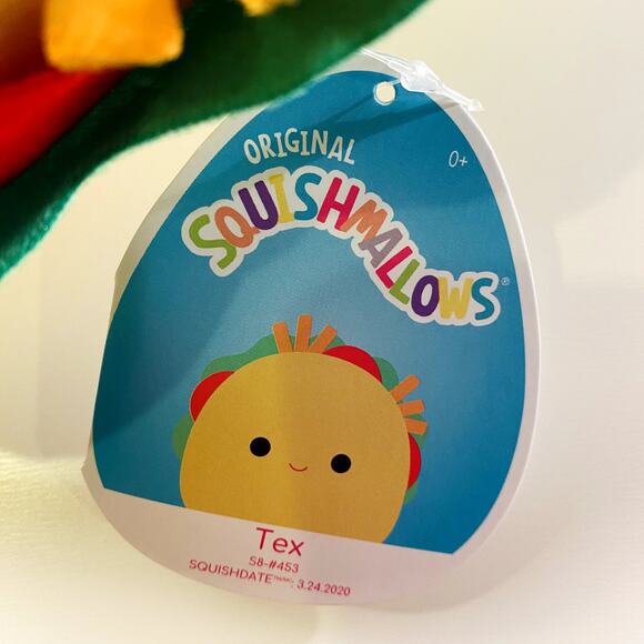 Squishmallow Tex Taco 5" Plush Food Squad Stuffed Animal Soft Kellytoy Kawaii - Picture 5 of 12